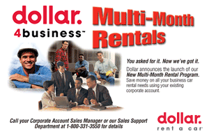 Dollar 4Business Multi-month Rentals