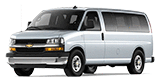 Autohuur in Greenville Chevrolet Express Passenger Van